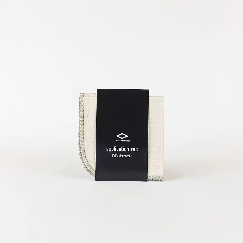 Produktfoto des application rag – das hochwertige Tuch für die einfache und gleichmäßige Anwendung von premium wood elixir und premium wood wax auf Holzoberflächen