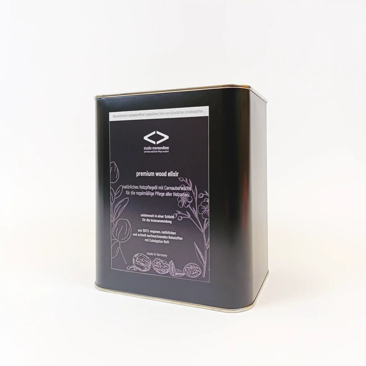 3 l Kanister premium wood elixir – veganes, natürliches Holzöl für nachhaltige und reizarme Holzpflege im Innenbereich
