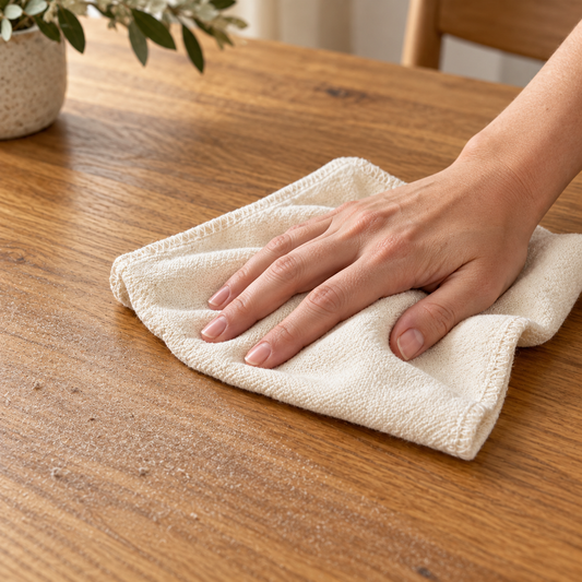 Wood Duster | nachhaltiges Staubtuch aus 100 % Baumwolle für Möbel & Böden