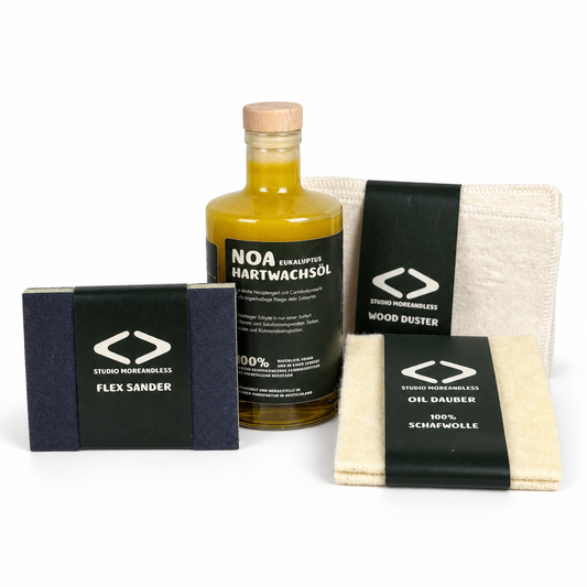 Noa Starterset 500ml | Holzpflege-Set mit Holzöl & Zubehör