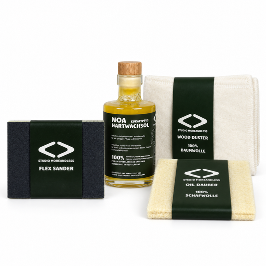 Noa Starterset 200ml | Holzpflege-Set mit Holzöl & Zubehör