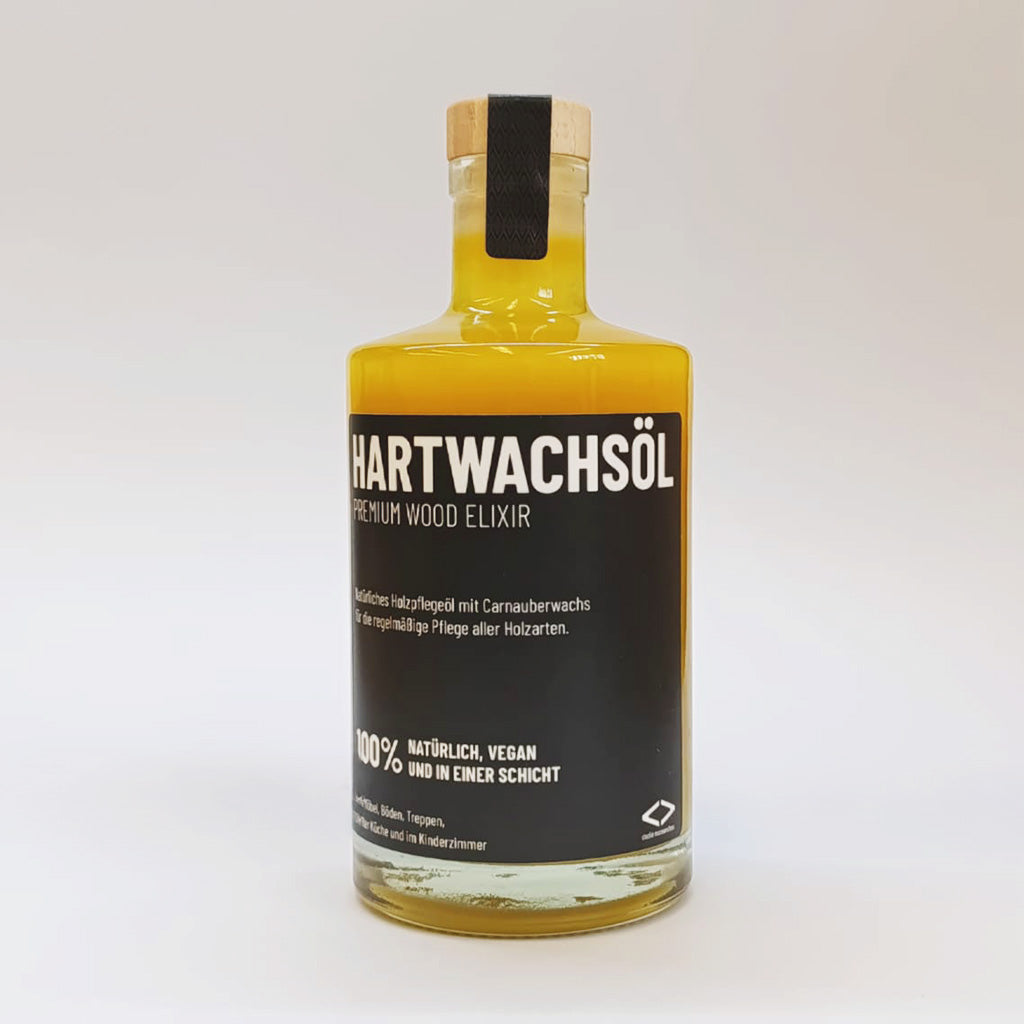 premium wood elixir, nachhaltiges, veganes Holzöl für Innenräume